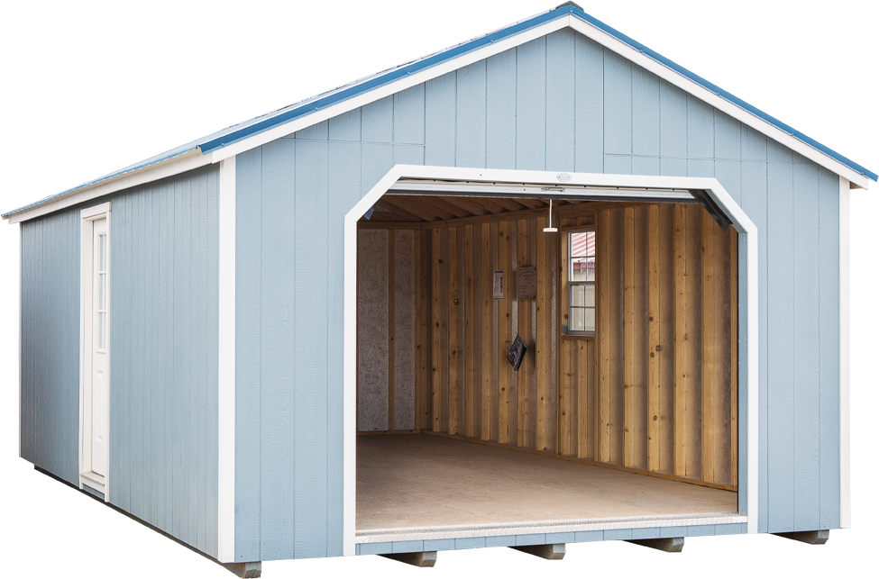 A-frame garage