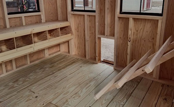 Chicken Coop Interior