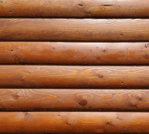 Quarter Log siding